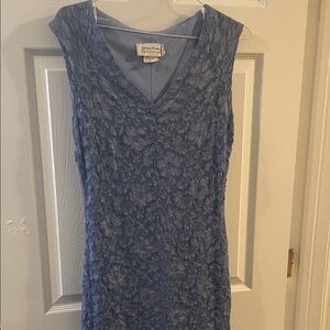 Giorgio Fiorlini 15/16 Blue Floral Midi Dress